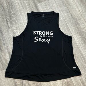 🛍️ 2/$12
ATHLETIC WORKS Strong Is The New Sexy sleeveless tank top.